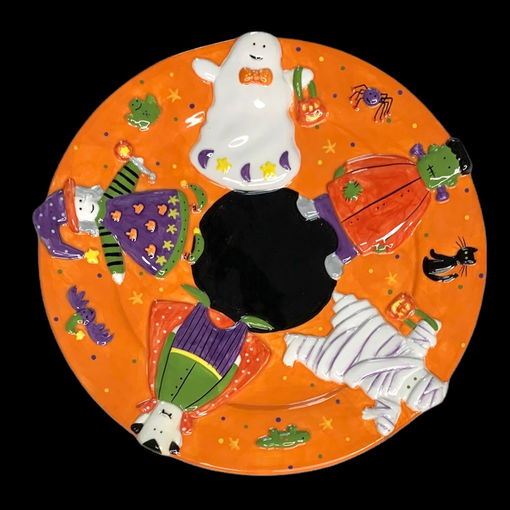 Ceramic Halloween plate